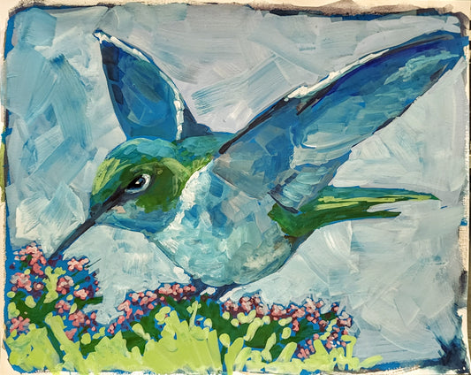 Little Hummingbird Blue