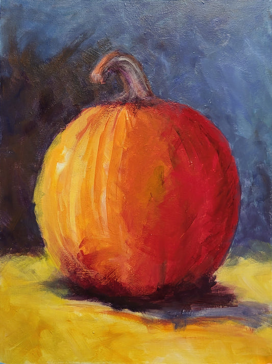 Pumpkin in Blue
