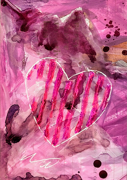 Hand-made Heart Card #5