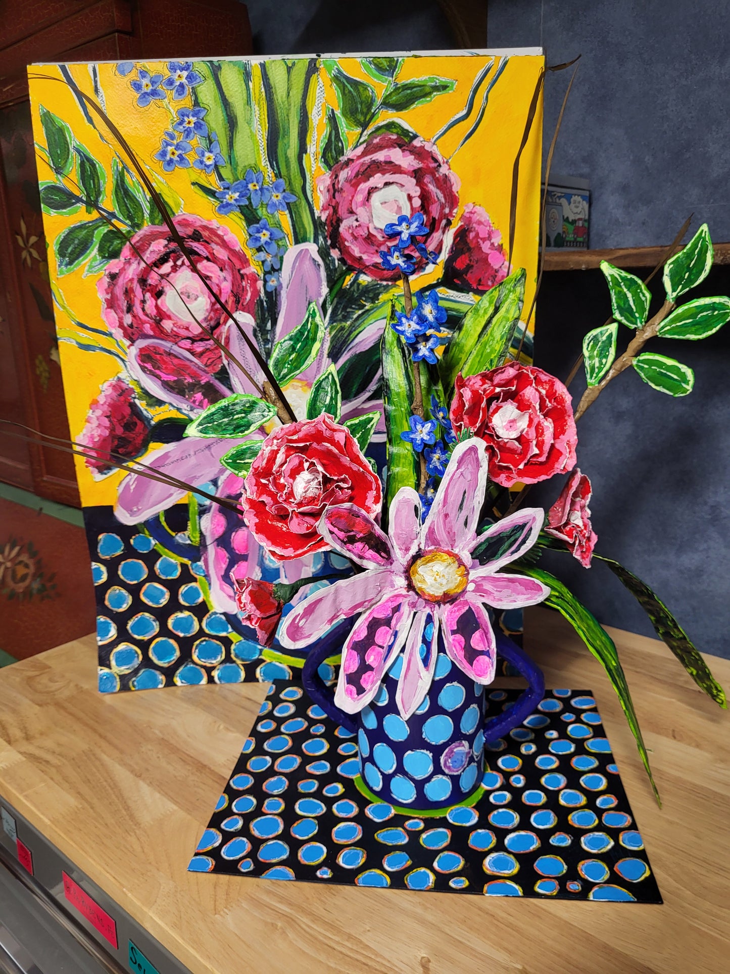 Blossoming (Painting & Sculpturel