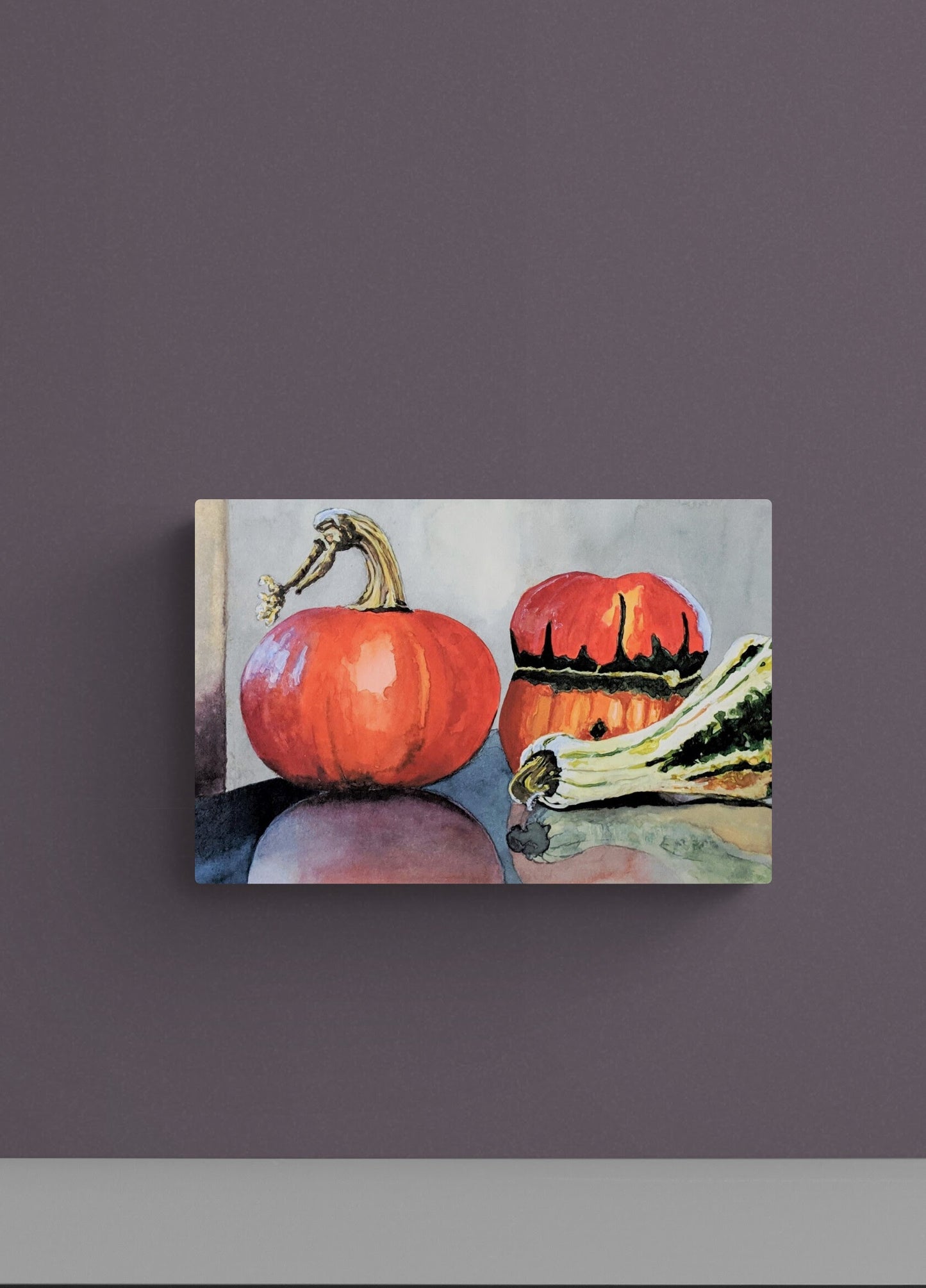 Pumpkins Reflecting