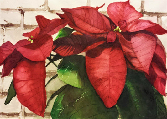 Above the Mantel watercolor painting on paper