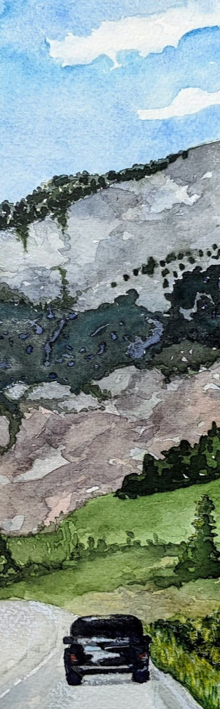 Blueridge painting detail