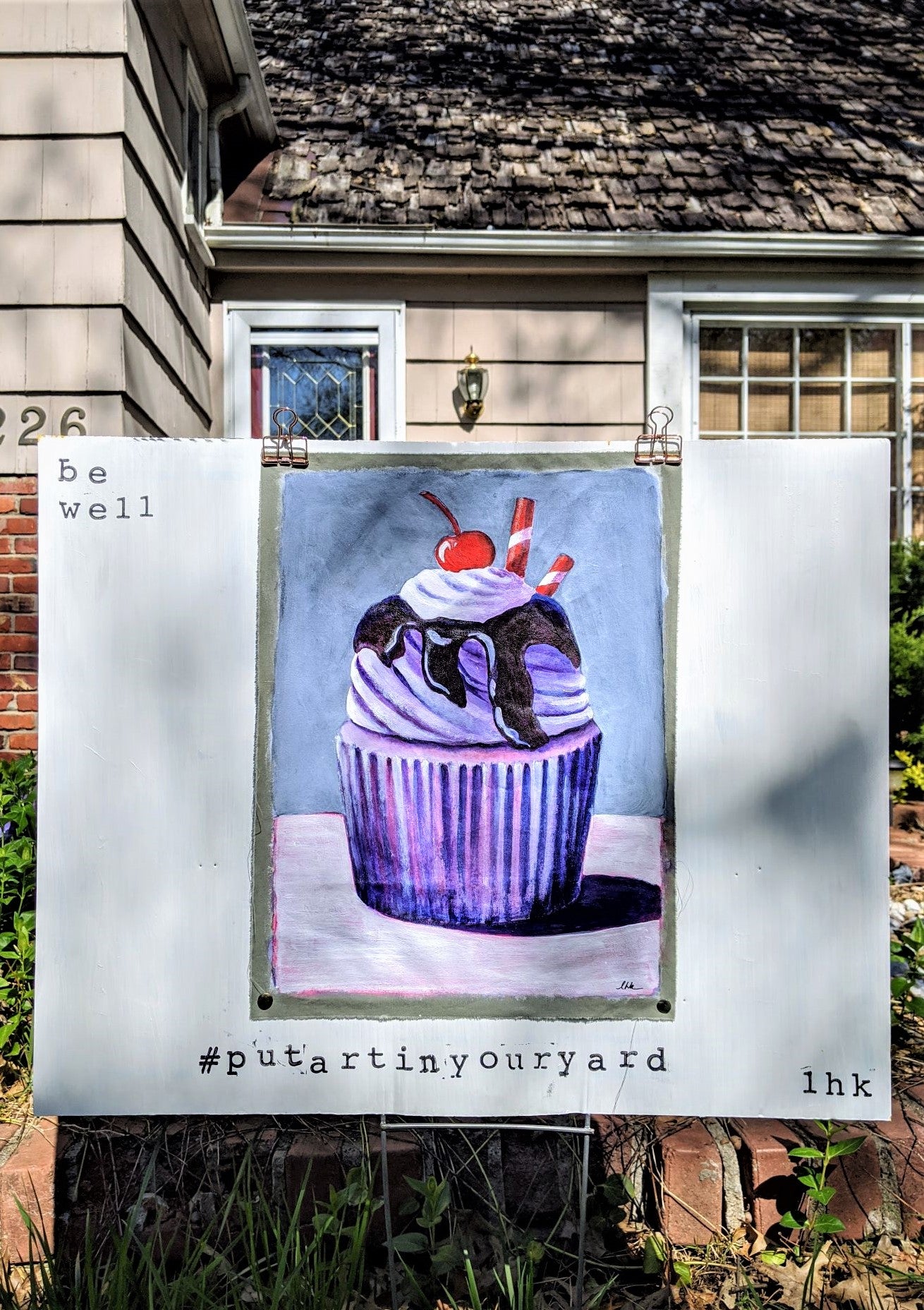 Cupcake painting #putartinyouryard