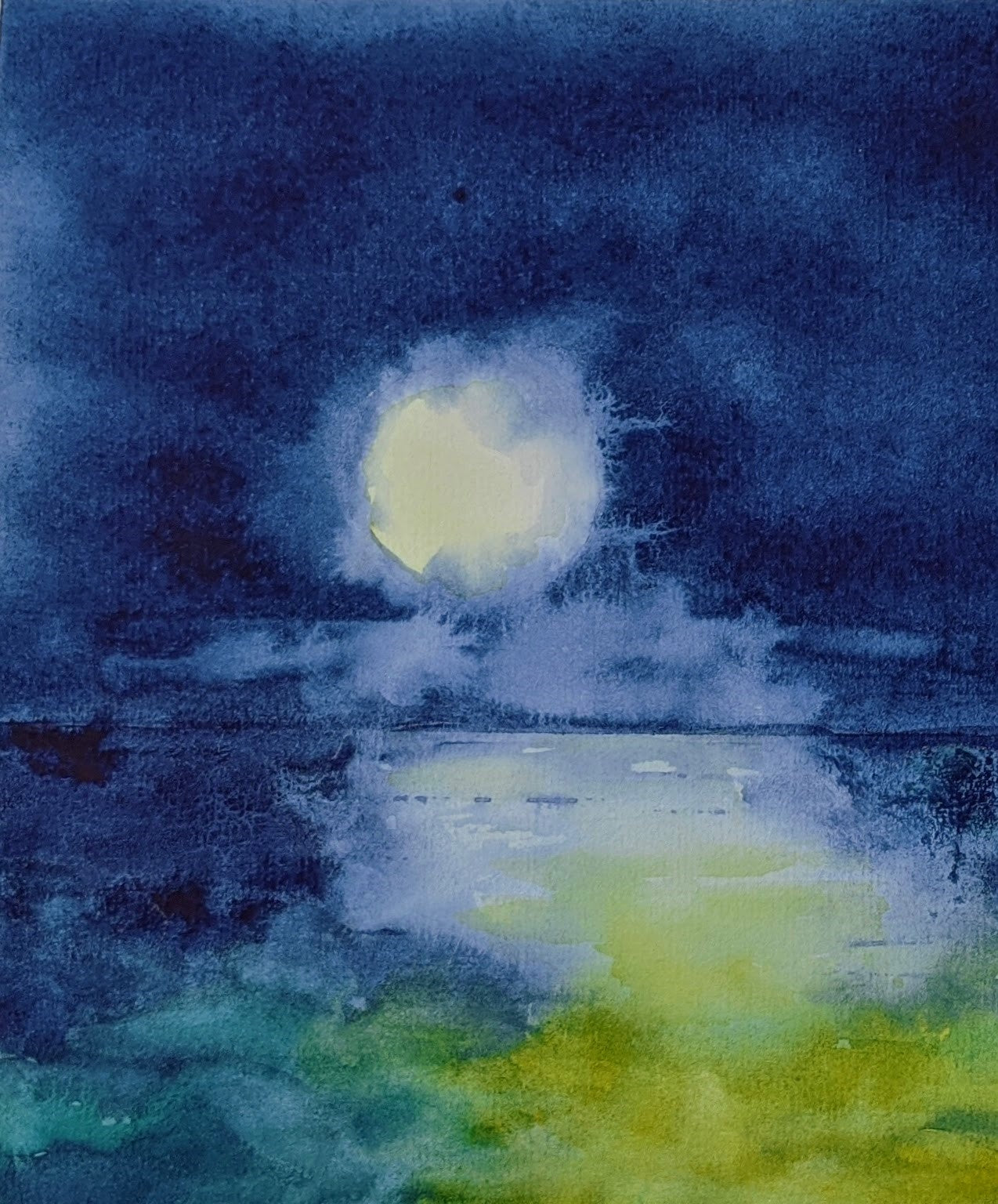 Moon in Clouds