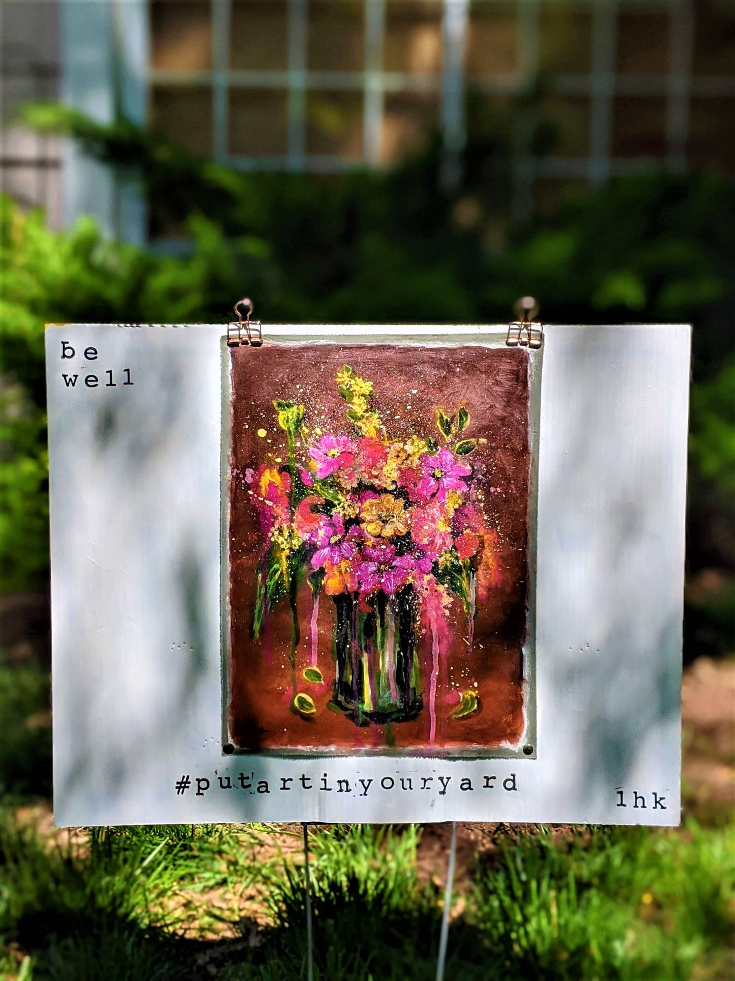 Mother's Day bouquet painting #putartinyouryard