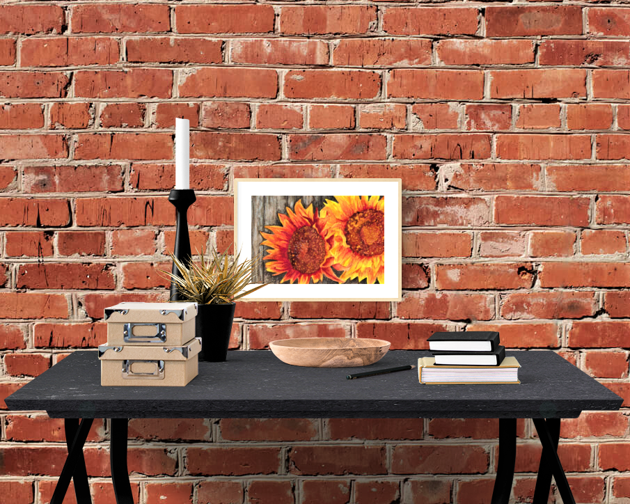 Sunflowers in Orange