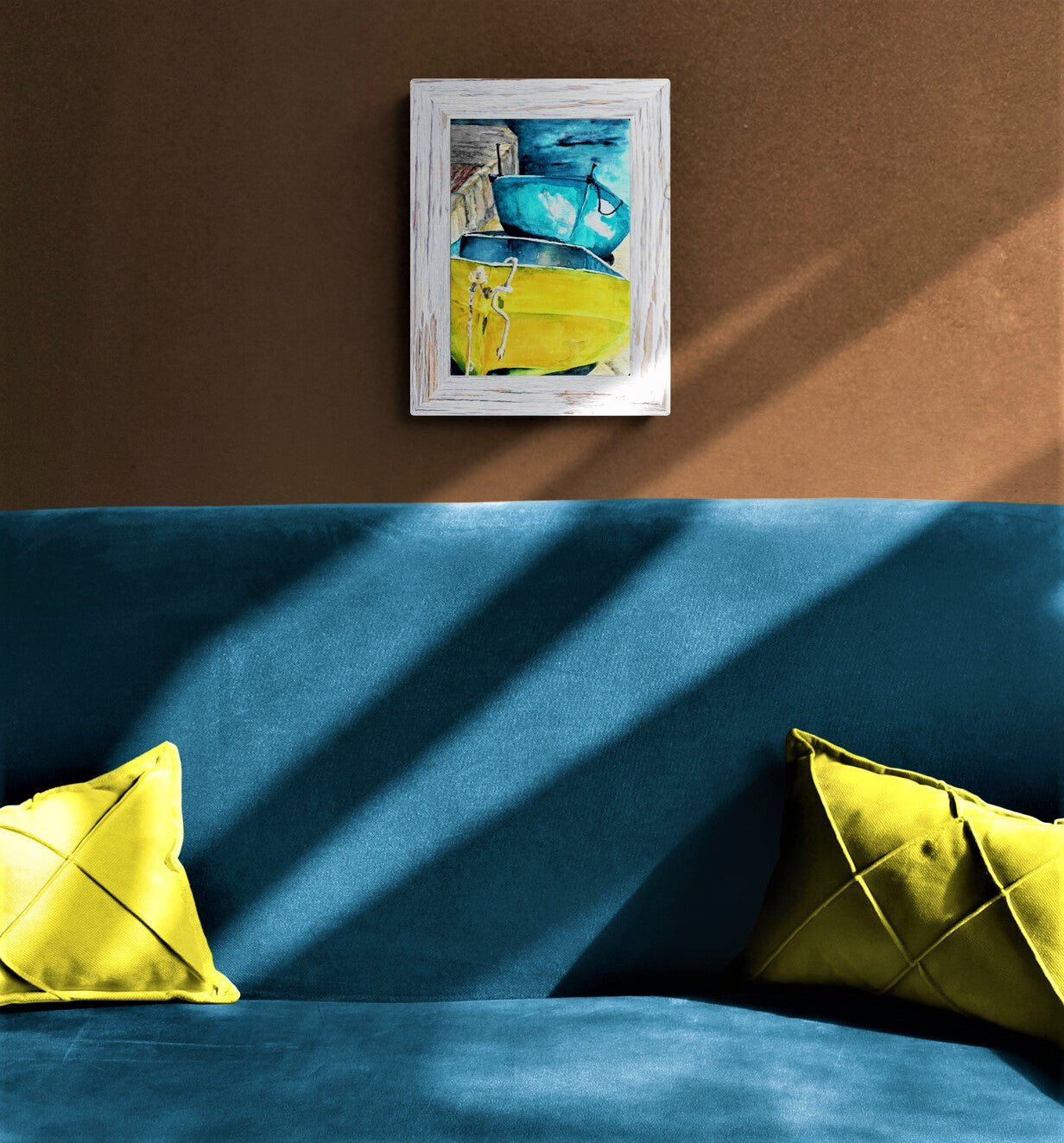 Yellow Boat Blue Boat 1