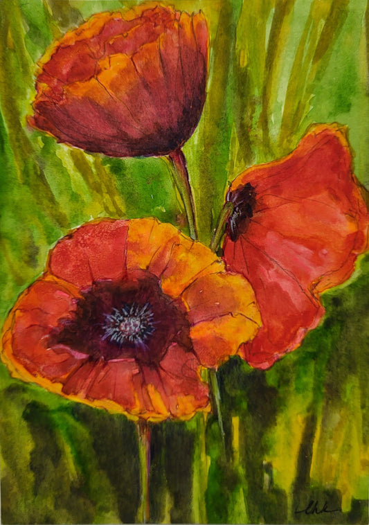 Birthday Poppies