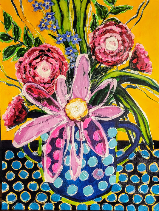 Blossoming (Painting & Sculpturel