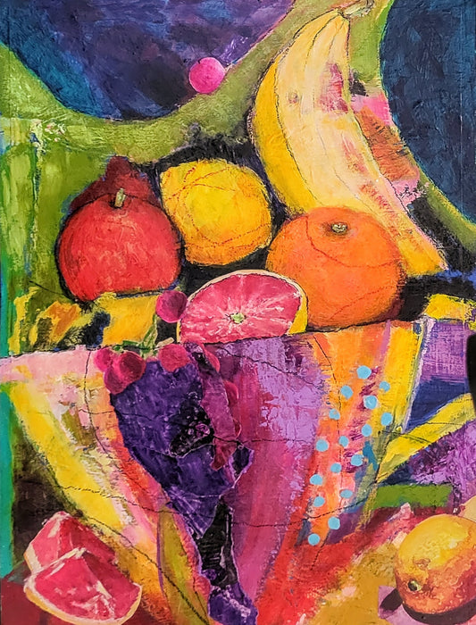Fruit Bowl & Green Chair