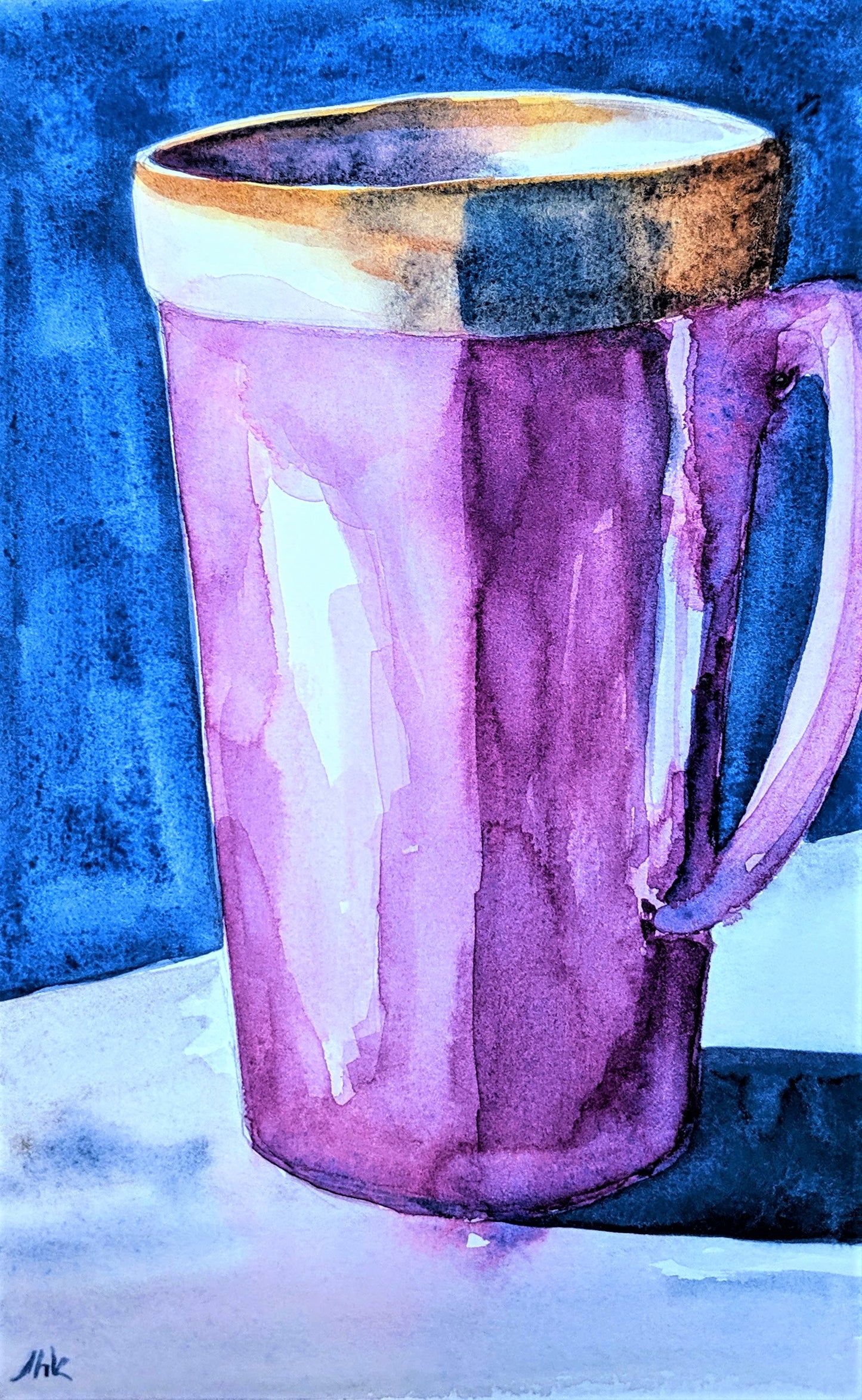 Favorite coffee mug watercolor painting