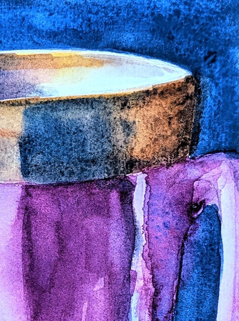 Favorite coffee mug painting detail