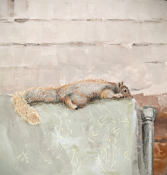 Splooting Squirrel